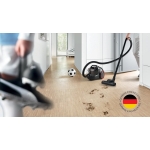 Bosch Ηλεκτρική Σκούπα 750W με Κάδο 2lt Μαύρη BGS21POW2 - Image 3