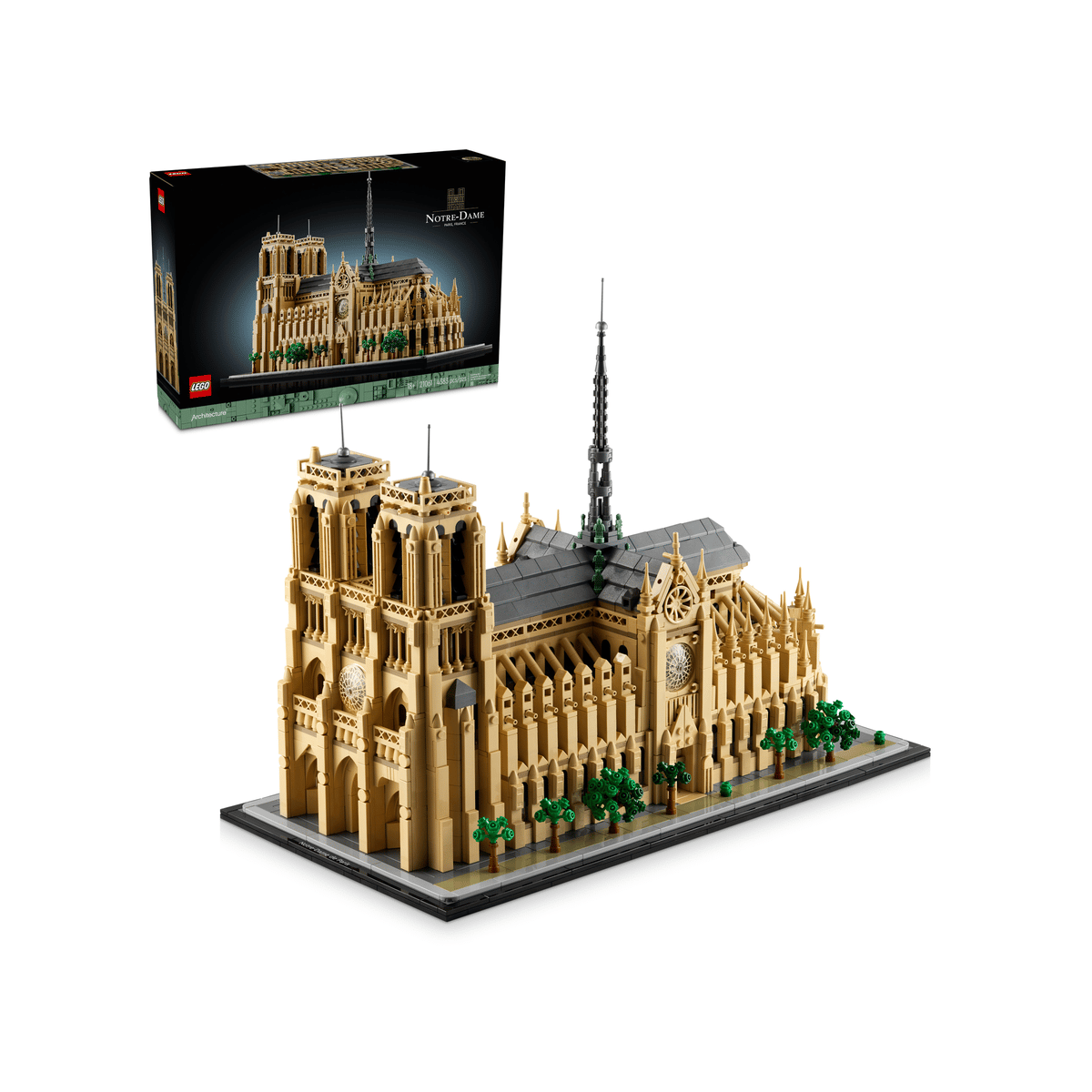 LEGO Architecture Notre-Dame De Paris για 18+ Ετών 4383τμχ 21061 - Image 3