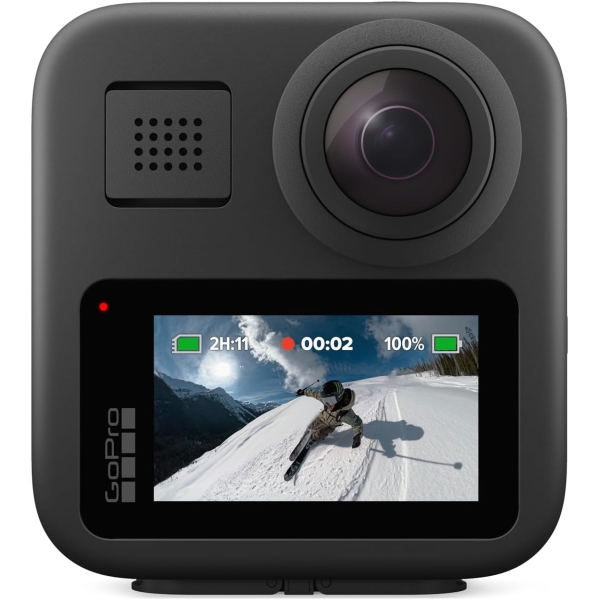 GoPro Max 360 Action Camera 5K Λήψης 360° Υποβρύχια Standard και Wi-Fi Μαύρη
