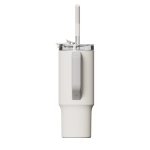 Xiaomi Thermo Mug Handled Tumbler Θερμός Πλαστικό 1lt White με Καλαμάκι και Λαβή - Image 4