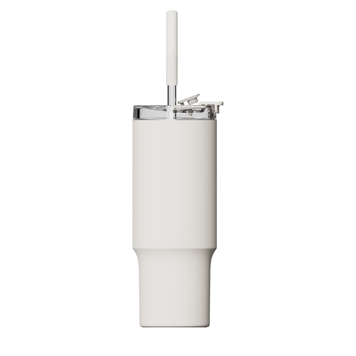 Xiaomi Thermo Mug Handled Tumbler Θερμός Πλαστικό 1lt White με Καλαμάκι και Λαβή - Image 2