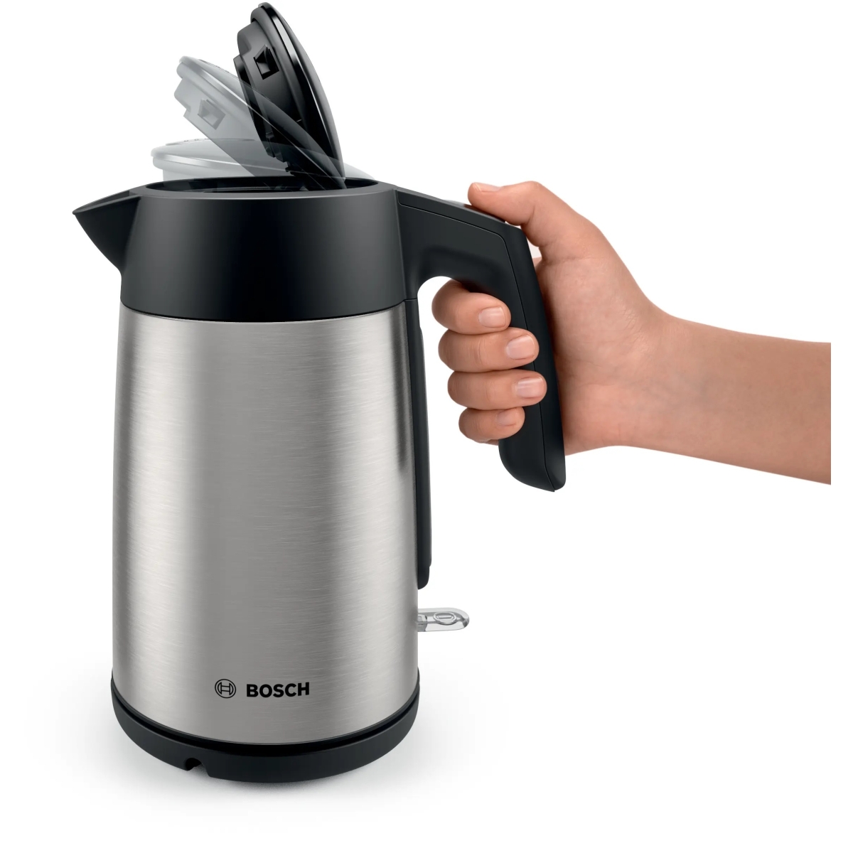 Bosch Βραστήρας 1.7lt 2400W Inox-Μαύρος TWK7L460 - Image 2