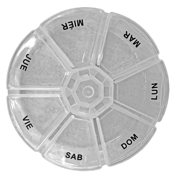 Θήκη για Χάπια Εβδομάδας ø8,5x2cm 4teen4ty 27253 - 1 τμχ