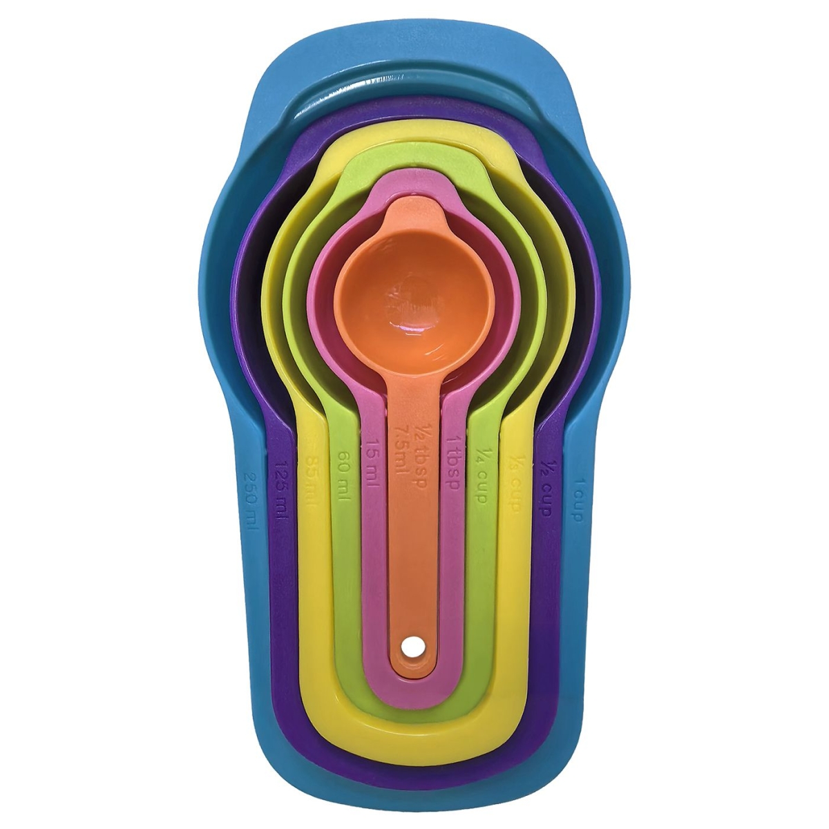 Δοσομετρητής Κουταλάκια σετ=6τεμ 250ml /125ml /85ml /6ml /15ml /7,5ml Homie 1002202 - 1 τμχ - Image 2