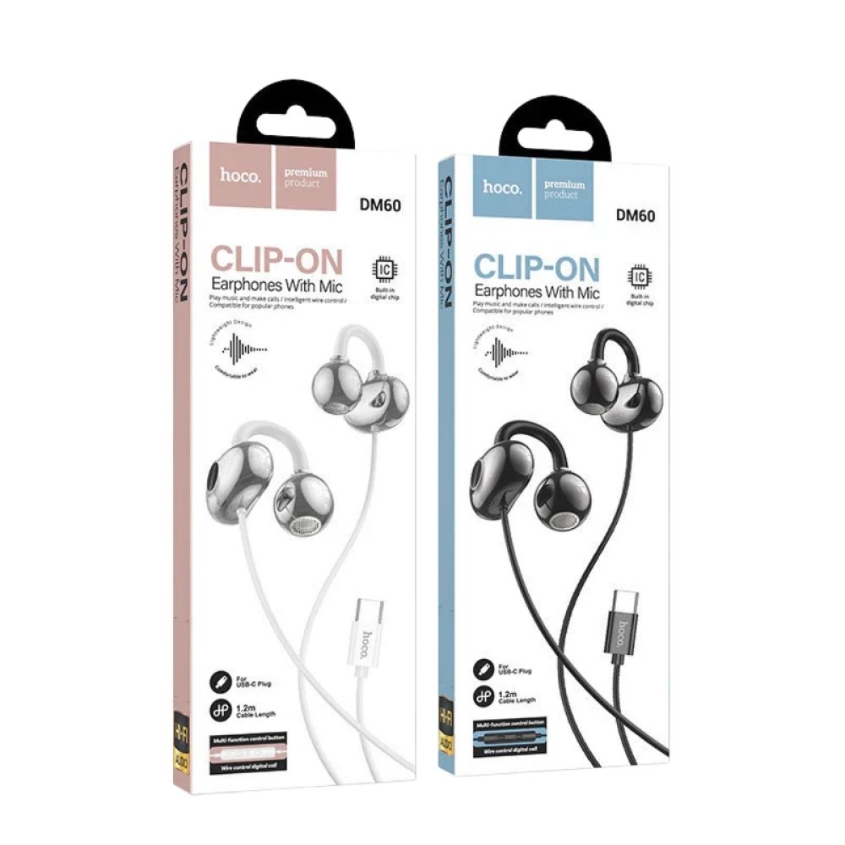 Ακουστικά Type-C HOCO DM60 Open-Ear με Κλιπ και Μικρόφωνο