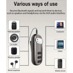 AKZ Q20 In-ear Bluetooth Handsfree Ακουστικά Ασημί Μαύρo