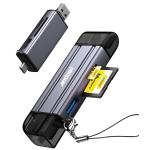 Αναγνώστης Καρτών OTG USB 3.0 USB / Micro USB / Type-C Andowl Q-HU620