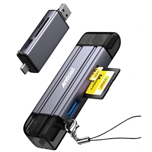 Αναγνώστης Καρτών OTG USB 3.0 USB / Micro USB / Type-C Andowl Q-HU620