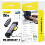 Αναγνώστης Καρτών OTG USB 3.0 USB / Micro USB / Type-C Andowl Q-HU620