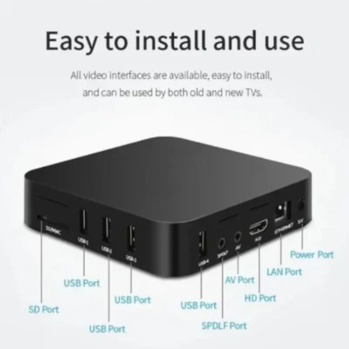Android TV Box MXQ Pro 8GB/128GB με Android 13 και Wi-Fi
