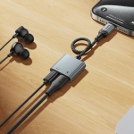 Αντάπτορας USB-C HOCO UPA34A σε 2 USB-C Ήχος & Φόρτιση