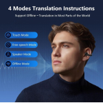 Ασύρματα Ακουστικά Bluetooth 5.4 με AI Μετάφραση και Οθόνη LED MLK+ Q71 - Image 9