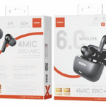 Ασύρματα Ακουστικά Bluetooth 6.0 TWS με ANC & Θήκη Φόρτισης Moxom MX-TW106