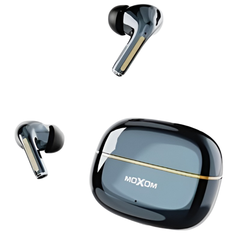 Ασύρματα Ακουστικά Bluetooth 6.0 TWS με Θήκη Φόρτισης Moxom MX-TW102