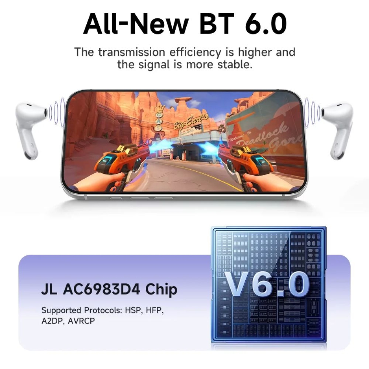 Ασύρματα Ακουστικά Bluetooth HOCO EQ32 Astute 2 σε 1 με Θήκη Φόρτισης
