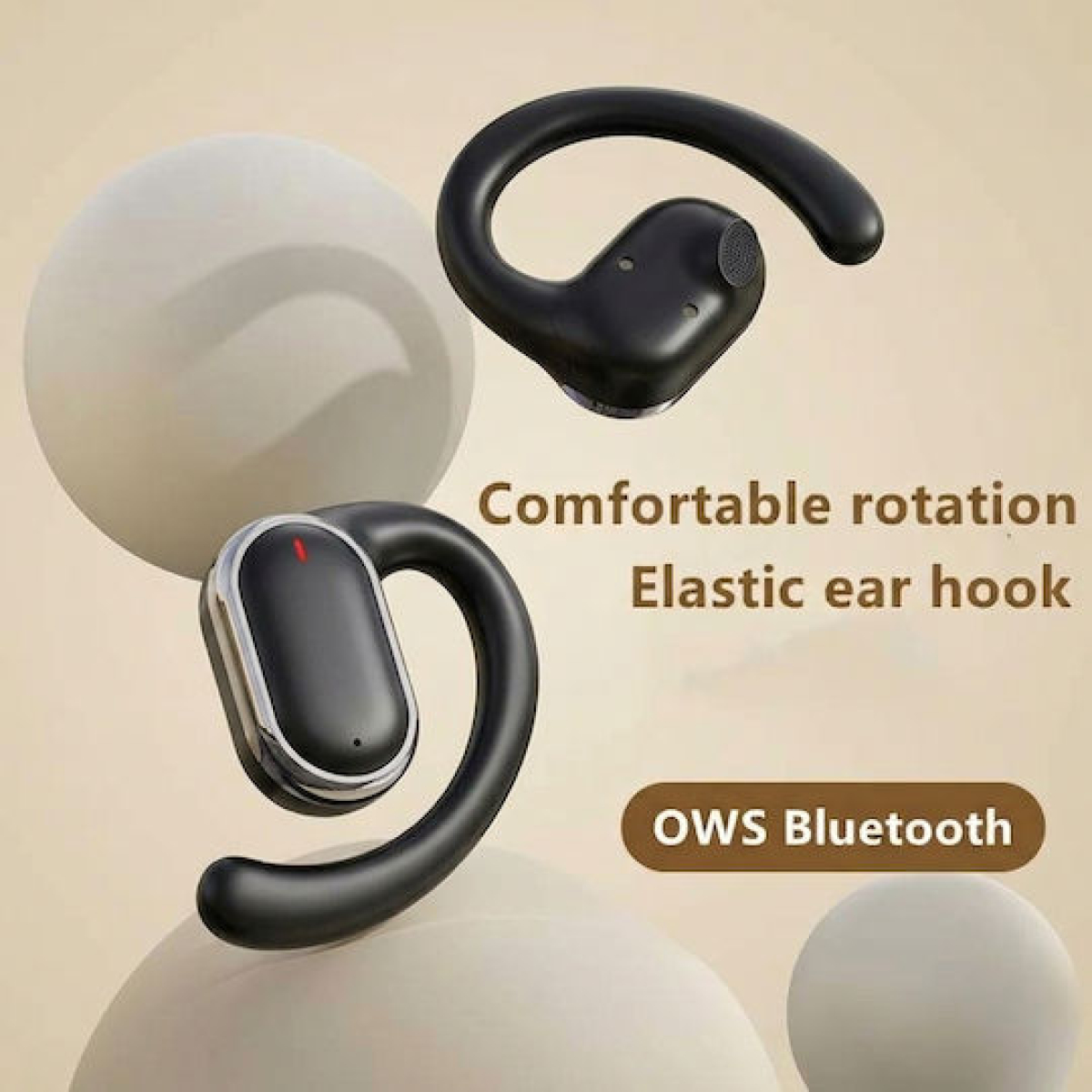 Ασύρματα Ακουστικά Bluetooth Open-Ear με Θήκη Φόρτισης & Οθόνη LED Ancosun HT13 - Image 3