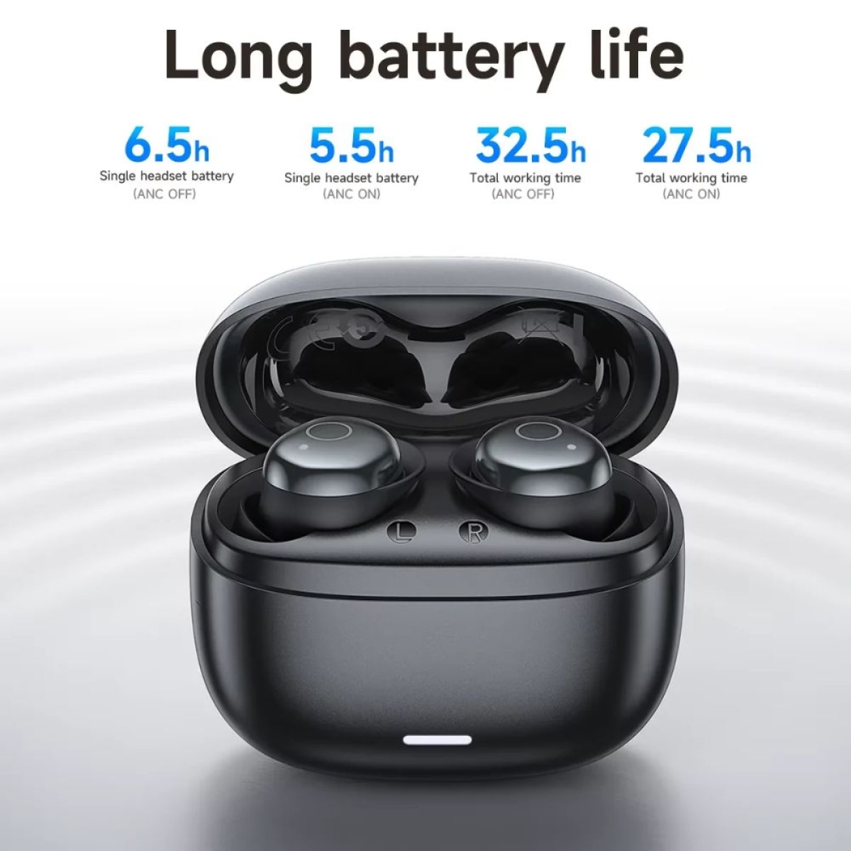 Ασύρματα Ακουστικά Ύπνου HOCO EQ37 με ANC και Bluetooth 6.0