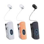 Ασύρματο Ακουστικό Bluetooth με Κλιπ, AI Voice Control, Οθόνη LED και Μείωση Θορύβου ENC - K93