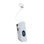 Ασύρματο Ακουστικό Bluetooth με Κλιπ, AI Voice Control, Οθόνη LED και Μείωση Θορύβου ENC - K93