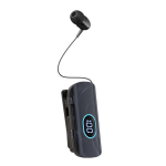 Ασύρματο Ακουστικό Bluetooth με Κλιπ, AI Voice Control, Οθόνη LED και Μείωση Θορύβου ENC - K93