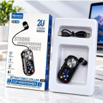 Ασύρματο Ακουστικό Bluetooth με Κλιπ και Αναδιπλούμενο Καλώδιο Μαύρο iFB500