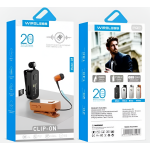 Ασύρματο Ακουστικό Bluetooth με Κλιπ, Μικρόφωνο και Φόρτιση USB-C Q9 - Image 3