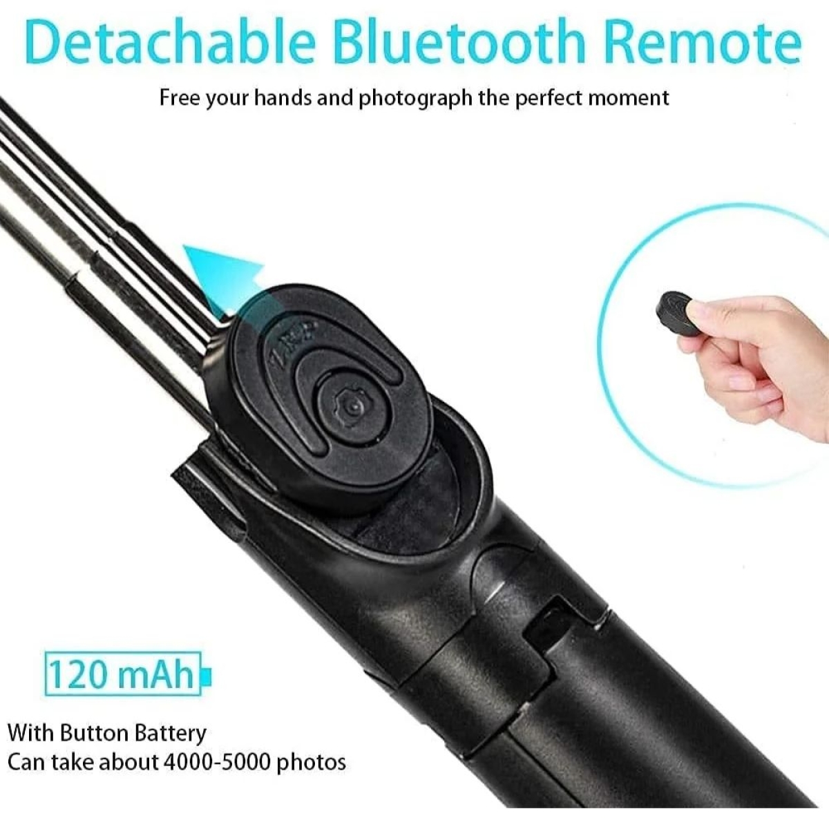 Ασύρματο Bluetooth Selfie Stick Με Τρίποδο