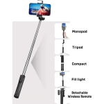 Ασύρματο Bluetooth Selfie Stick Με Τρίποδο