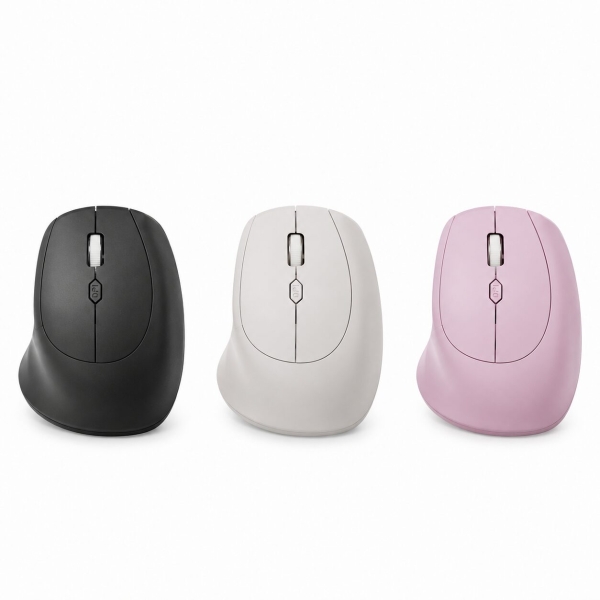 Ασύρματο Εργονομικό Κάθετο Ποντίκι Bluetooth 5.0 & 2.4GHz με 1600 DPI Weibo WB-888