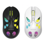 Ασύρματο Gaming Ποντίκι Bluetooth & 2.4GHz με RGB Φωτισμό AOAS AS-863