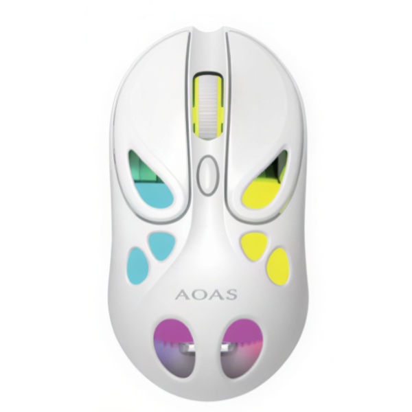 Ασύρματο Gaming Ποντίκι Bluetooth & 2.4GHz με RGB Φωτισμό AOAS AS-863