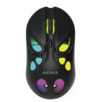 Ασύρματο Gaming Ποντίκι Bluetooth & 2.4GHz με RGB Φωτισμό AOAS AS-863
