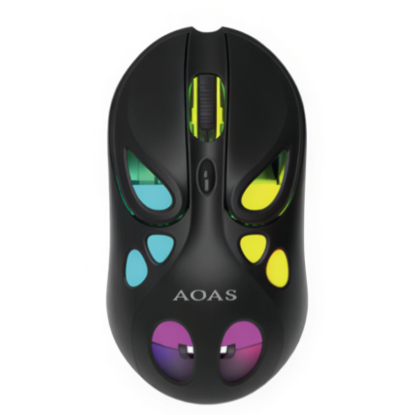 Ασύρματο Gaming Ποντίκι Bluetooth & 2.4GHz με RGB Φωτισμό AOAS AS-863
