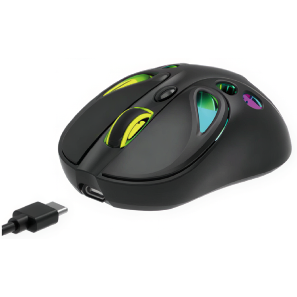 Ασύρματο Gaming Ποντίκι Bluetooth & 2.4GHz με RGB Φωτισμό AOAS AS-863 - Image 5