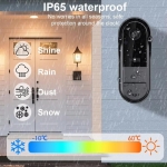 Ασύρματο Κουδούνι Πόρτας με Κάμερα Full HD 1080P & Οθόνη IPS 4.3" - M15C - Image 5