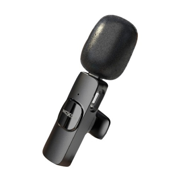 Ασύρματο Μικρόφωνο Πέτου Lightning με Bluetooth 5.0 & Εμβέλεια 25m Moxom MX-AX39