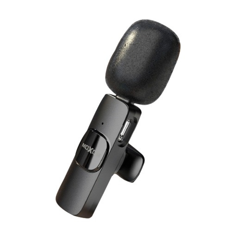 Ασύρματο Μικρόφωνο Πέτου Lightning με Bluetooth 5.0 & Εμβέλεια 25m Moxom MX-AX39