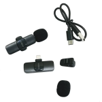 Ασύρματο Μικρόφωνο Πέτου Lightning με Bluetooth 5.0 & Εμβέλεια 25m Moxom MX-AX39 - Image 3