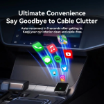 Ασύρματος Αντάπτορας CarPlay & Android Auto 2 σε 1 USB-A JOYROOM JR-CP3 Μαύρος - Image 2