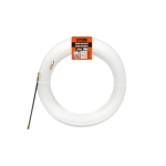 Ατσαλίνα έλξεως καλωδίων KmtTools 25 m × 3 mm λευκή