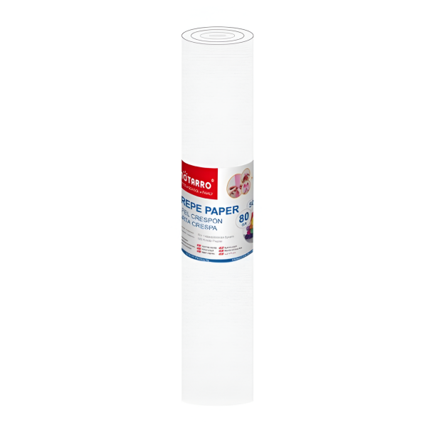 Χαρτί Γκοφρέ Χειροτεχνίας 50x250cm 80gr Λευκό ME094-2