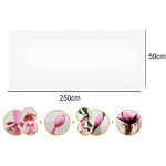 Χαρτί Γκοφρέ Χειροτεχνίας 50x250cm 80gr Λευκό ME094-2