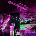 Χριστουγεννιάτικα Λαμπάκια 100 LED 10m με Πράσινο Καλώδιο & Ροζ Φωτισμό - Image 4