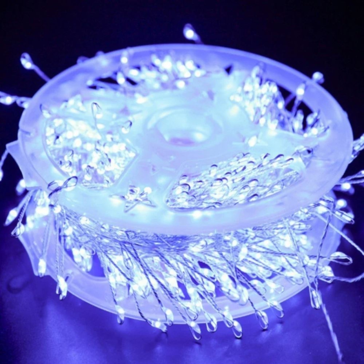 Χριστουγεννιάτικα Λαμπάκια 1500 LED 50m με Τηλεχειριστήριο Ψυχρό Λευκό