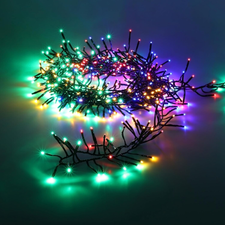 Χριστουγεννιάτικα Λαμπάκια 600 LED 20m σε RGB Πολύχρωμο Φωτισμό 26047-1-96