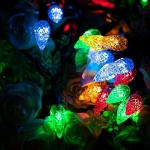 Χριστουγεννιάτικα Λαμπάκια LED με 16 Πολύχρωμες Κρυστάλλινες Λάμπες 26047-3-96