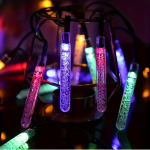 Χριστουγεννιάτικη Γιρλάντα LED Water Bubble 50τμχ Πολύχρωμα με Μαύρο Καλώδιο 10m 26047-3-97 - Image 3