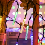 Χριστουγεννιάτικη Γιρλάντα LED Water Bubble 50τμχ Πολύχρωμα με Μαύρο Καλώδιο 10m 26047-3-97 - Image 4