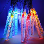 Χριστουγεννιάτικη Γιρλάντα LED Water Bubble 50τμχ Πολύχρωμα με Μαύρο Καλώδιο 10m 26047-3-97 - Image 5