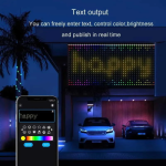 Χριστουγεννιάτικη Κουρτίνα 400 LED RGB 2x2m με Bluetooth, Μουσικό Συγχρονισμό και Τηλεχειριστήριο - Image 5